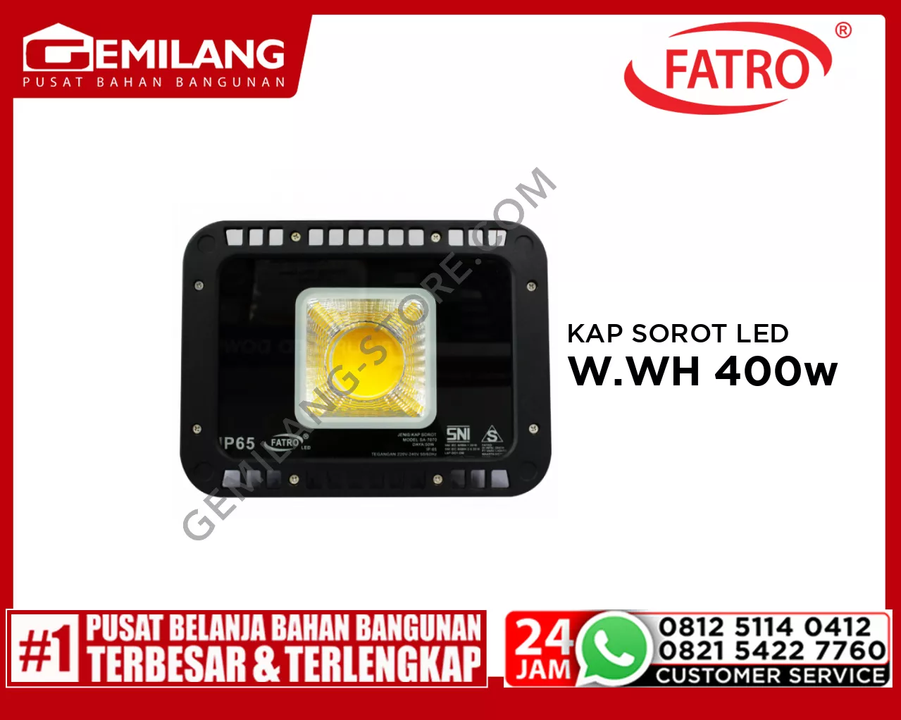 FATRO KAP SOROT LED SA 7070 W.WH 400w