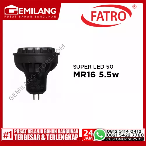 FATRO SUPER LED 50 MR16 220v W.WH 5.5w