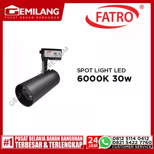 FATRO SPOT LIGHT LED COB X-B03 BK 6000K 30w
