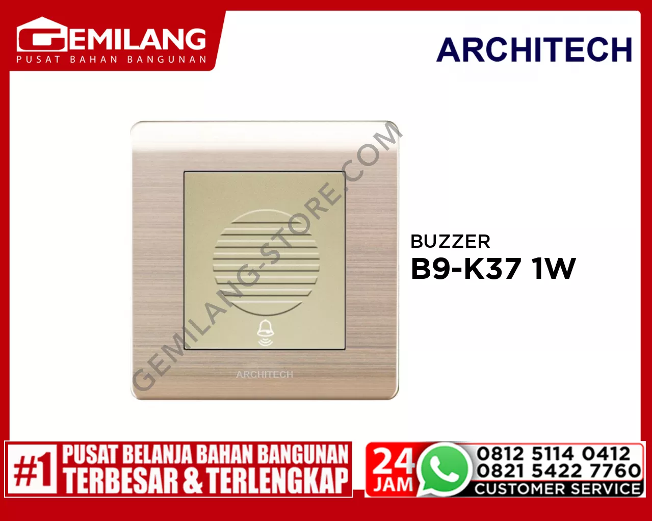 ARCHITECH BUZZER PLATINUM GD B9-K37 1W
