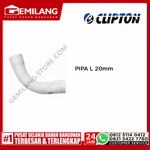 CLIPTON PIPA L 20mm