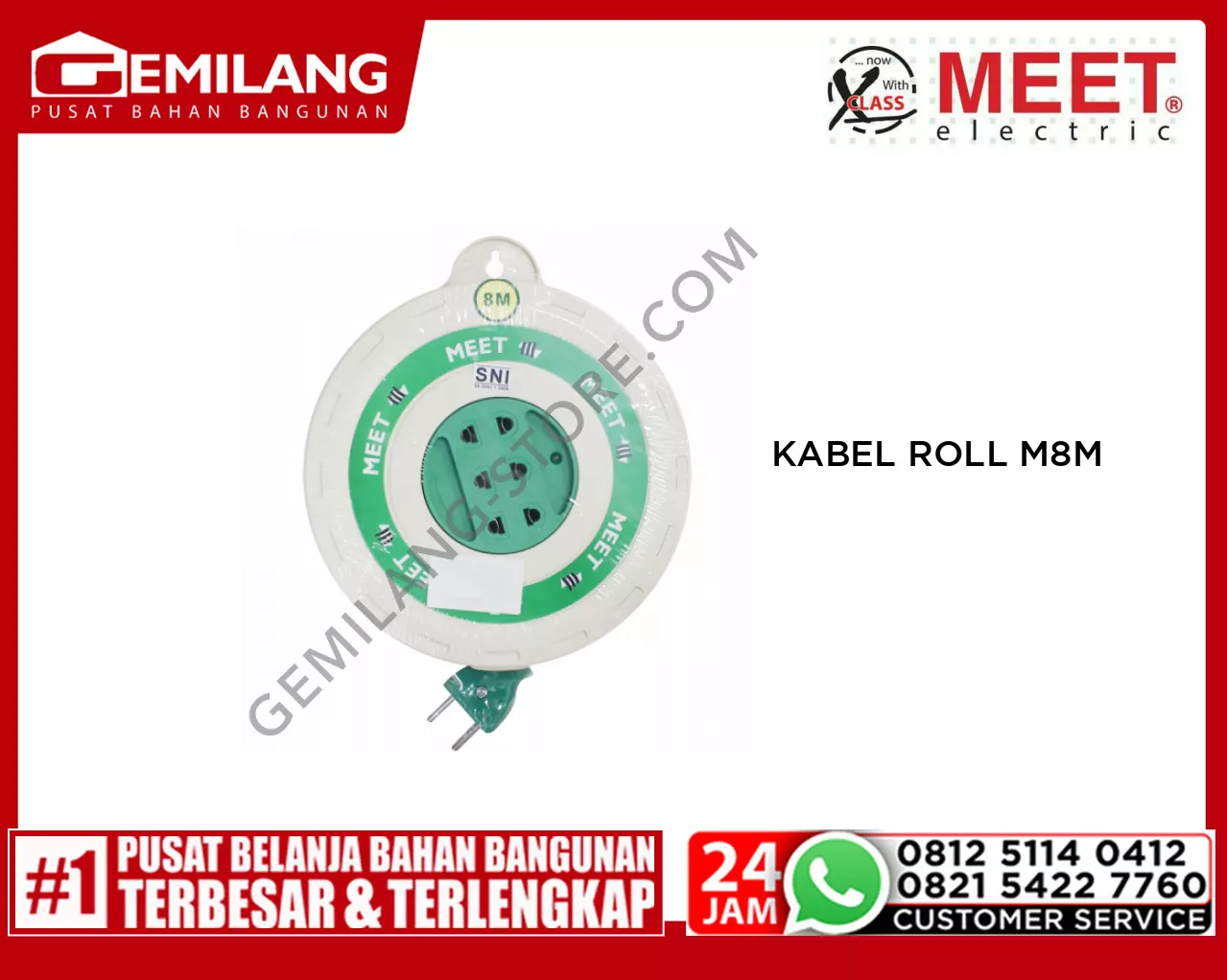 MEET KABEL ROLL M8M