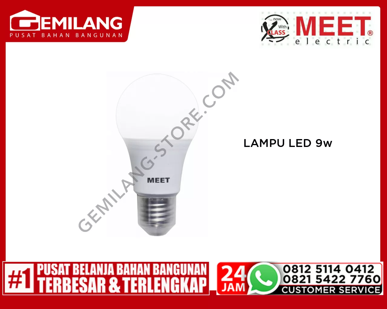 MEET LAMPU LED CLASSIC 9w