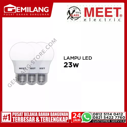 MEET LAMPU LED CLASSIC (2+1) 23w