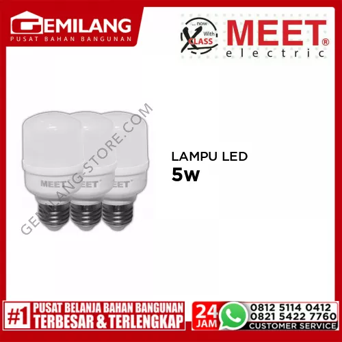 MEET LAMPU LED CAPSULE (2+1) 5w