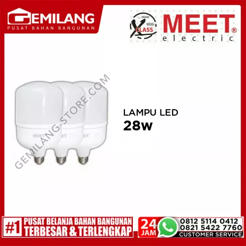 MEET LAMPU LED CAPSULE (2+1) 28w
