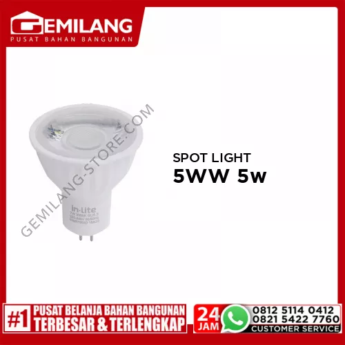 IN-LITE SPOT LIGHT WARM INMR1603-5WW 5w