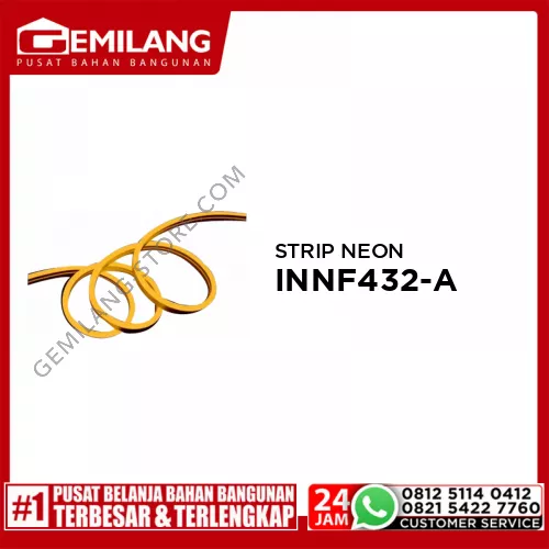 IN-LITE LED STRIP NEON FLEX DC ORANGE P.5m INNF432-A