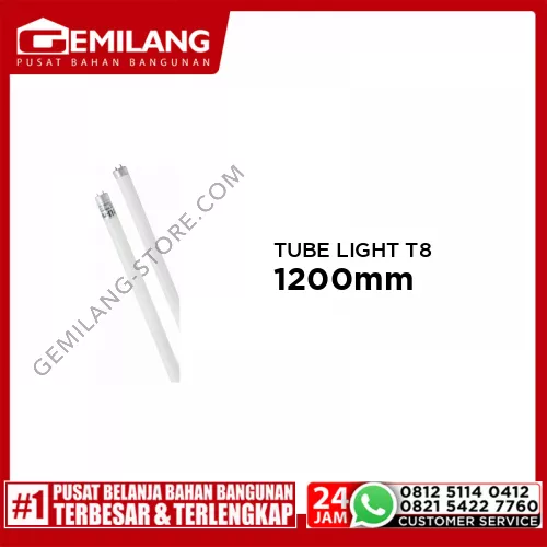 IN-LITE TUBE LIGHT T8 2 SISI INT8G008-1811 18w 1200mm