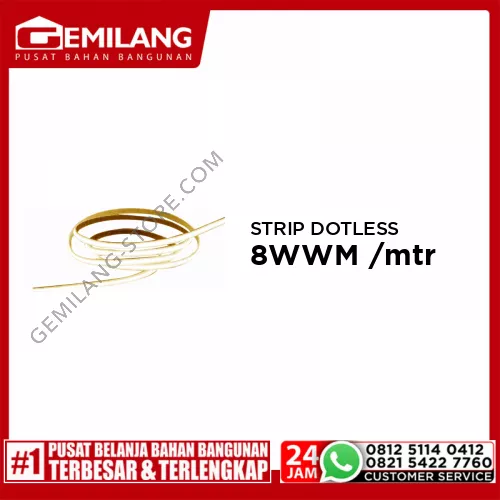 IN-LITE LED STRIP DOTLESS WARM WHITE INFS220-8WWM /mtr