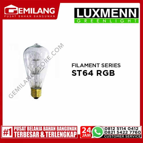 LUXMENN FILAMENT SERIES LUX ST64 RGB