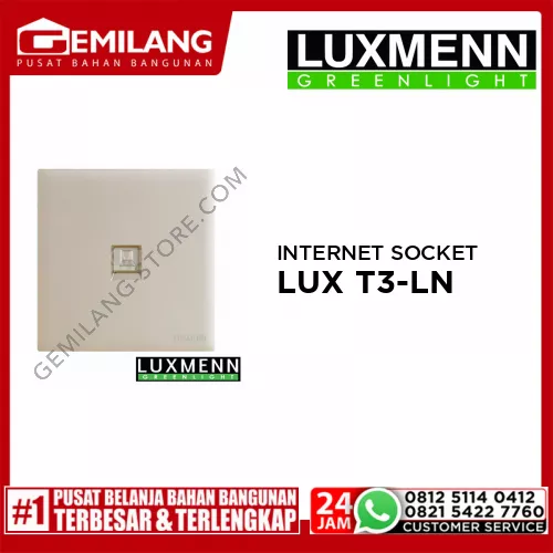 LUXMENN INTERNET SOCKET LUX T3-LN GOLD