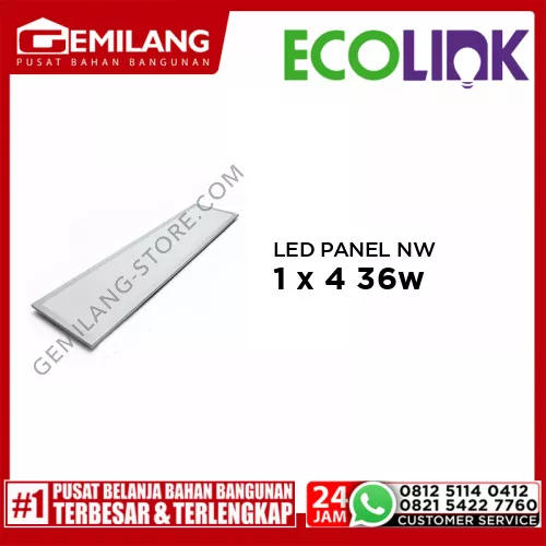 ECOLINK LED PANEL PL007 NW 1 x 4 36w