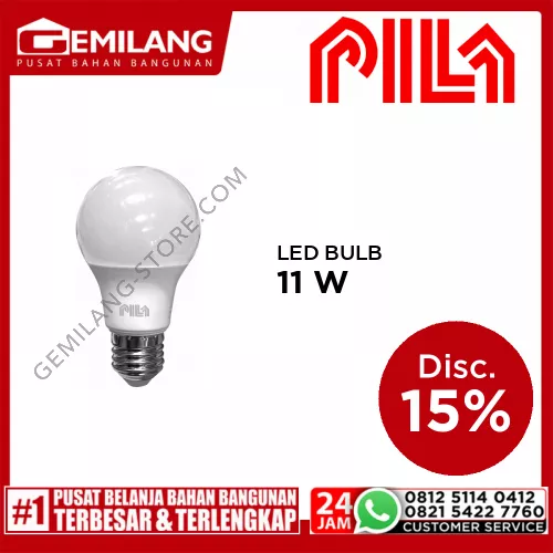 PILA LED BULB 6500K E27 11w