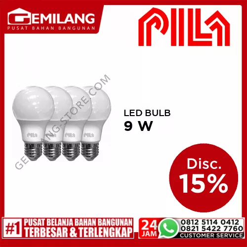PILA LED BULB (3+1) 6500K E27 9w