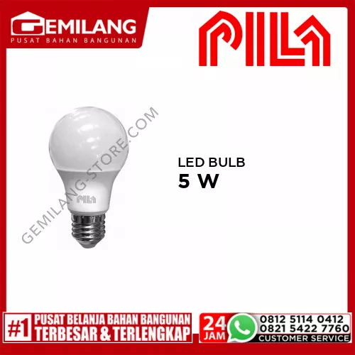 PILA LED BULB 6500K E27 5w