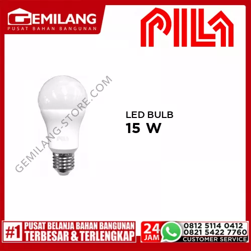 PILA LED BULB 6500K E27 15w