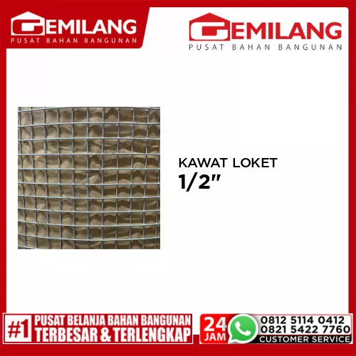 KAWAT LOKET PATRI 1/2inch 1.2 x 30mtr (MDS)