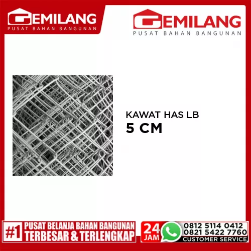 KAWAT HAS LB 5cm x 1 1/2 x 10