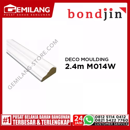 BONDJIN DECO MOULDING 2.4M M014-W