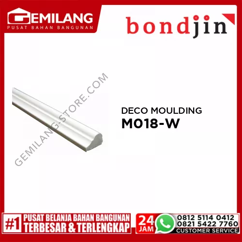 BONDJIN DECO MOULDING M018-W (15 x 2400 x 10T)