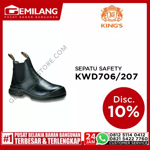 KING COMFORT RANGE SEPATU SAFETY BLACK KWD706/207