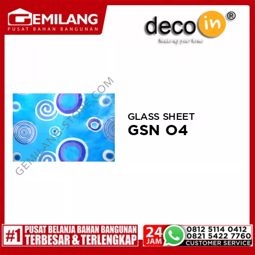 DECOIN GLASS SHEET GSN O4 /mtr