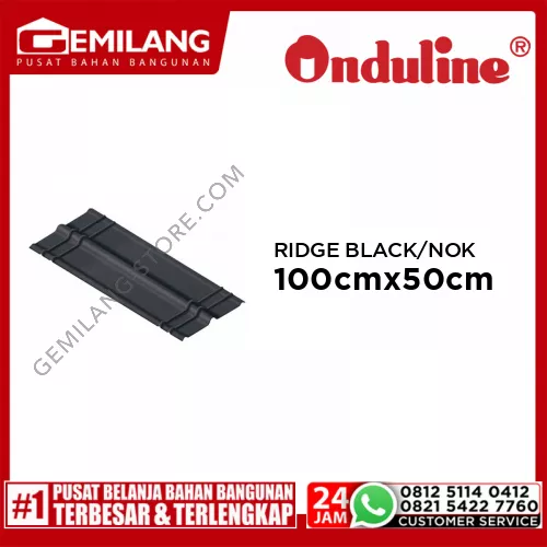 ONDULINE RIDGE BLACK/NOK 100cmx50cm
