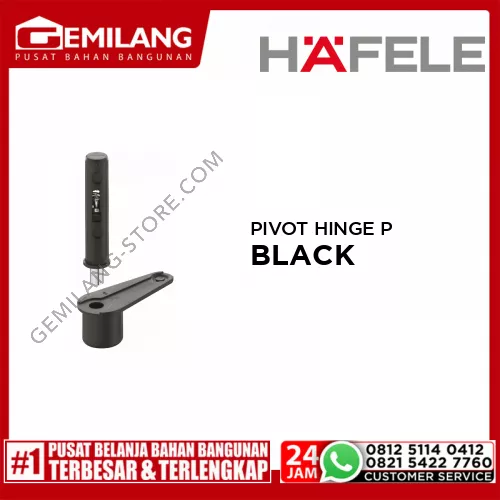 HAFELE PIVOT HINGE PLASTIC BLACK (36122310)