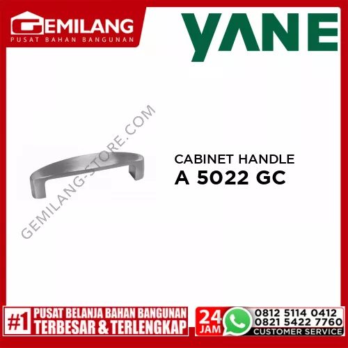 YANE CABINET HANDLE A 5022 GC PULL NATURE SS