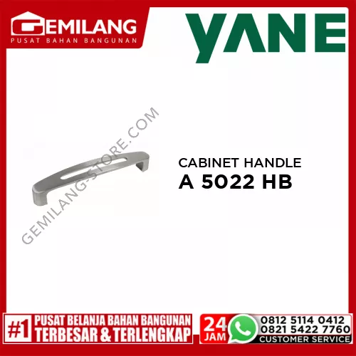 YANE CABINET HANDLE A 5022 HB PULL 96 NATURE SS