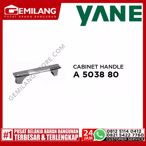 YANE CABINET HANDLE A 5038 PULL 80 NATURE CHSS