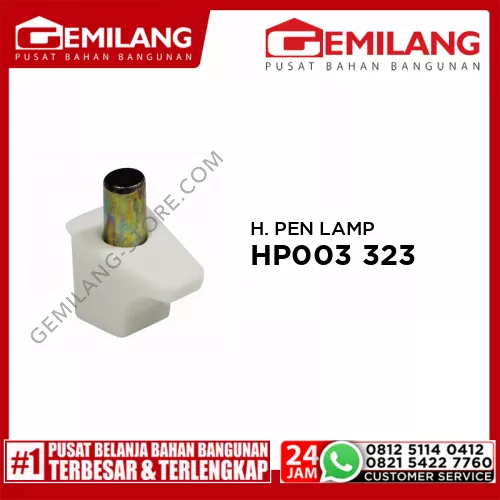 HAMBALAN PEN LAMP HP003 323 CREAM PLASTIC (5pc)