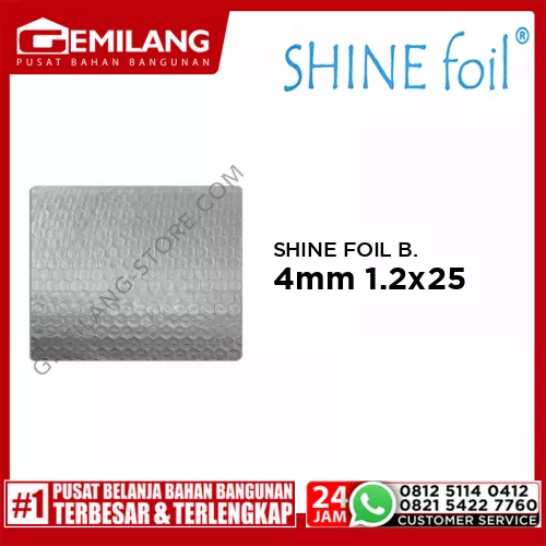 SHINE FOIL BUBBLE PREMIUM 4mm 1.2x25m