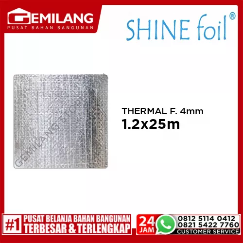 SHINE FOIL THERMAL FOAM 4mm 1.2x25m
