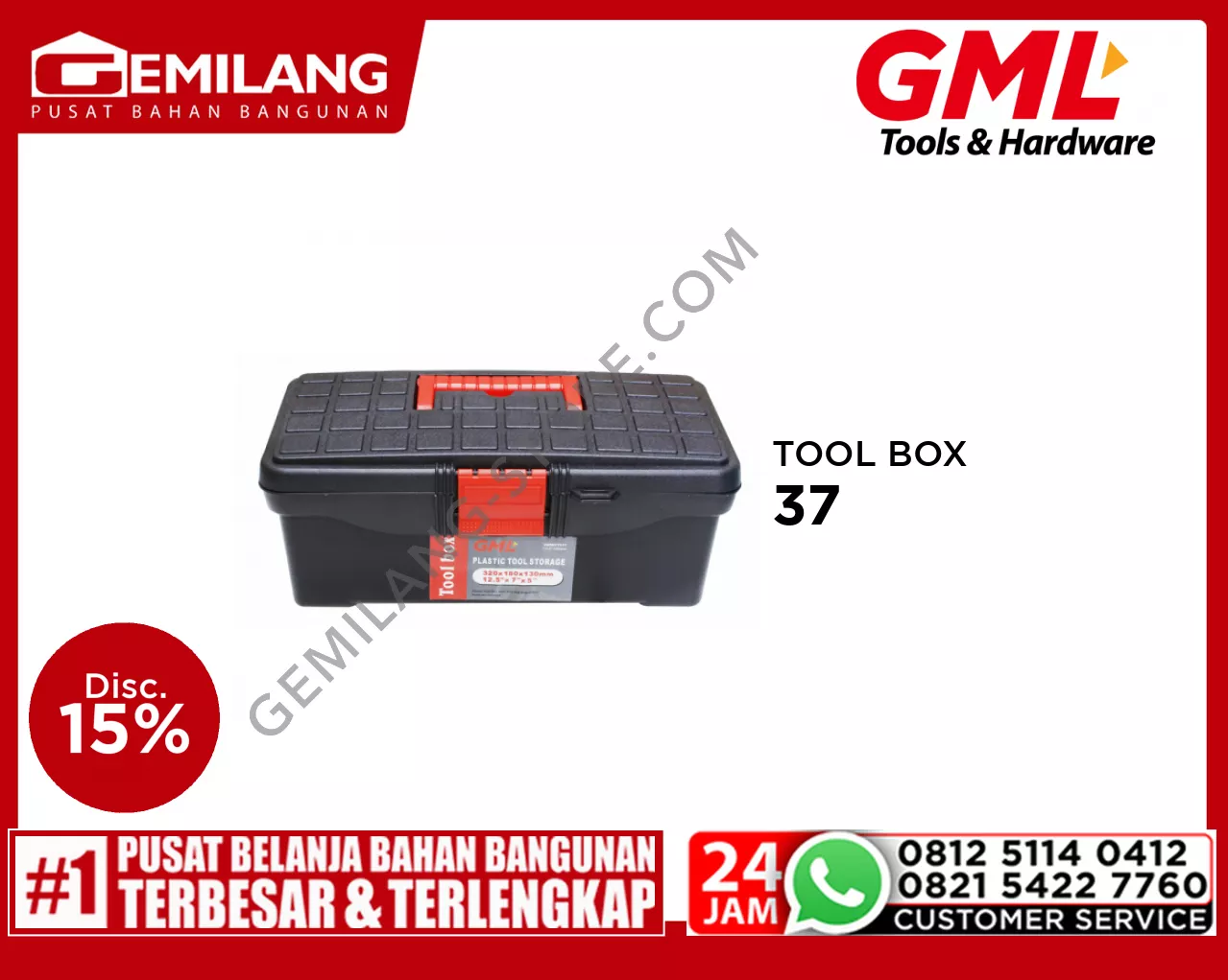 GML HAND TOOL BOX 037