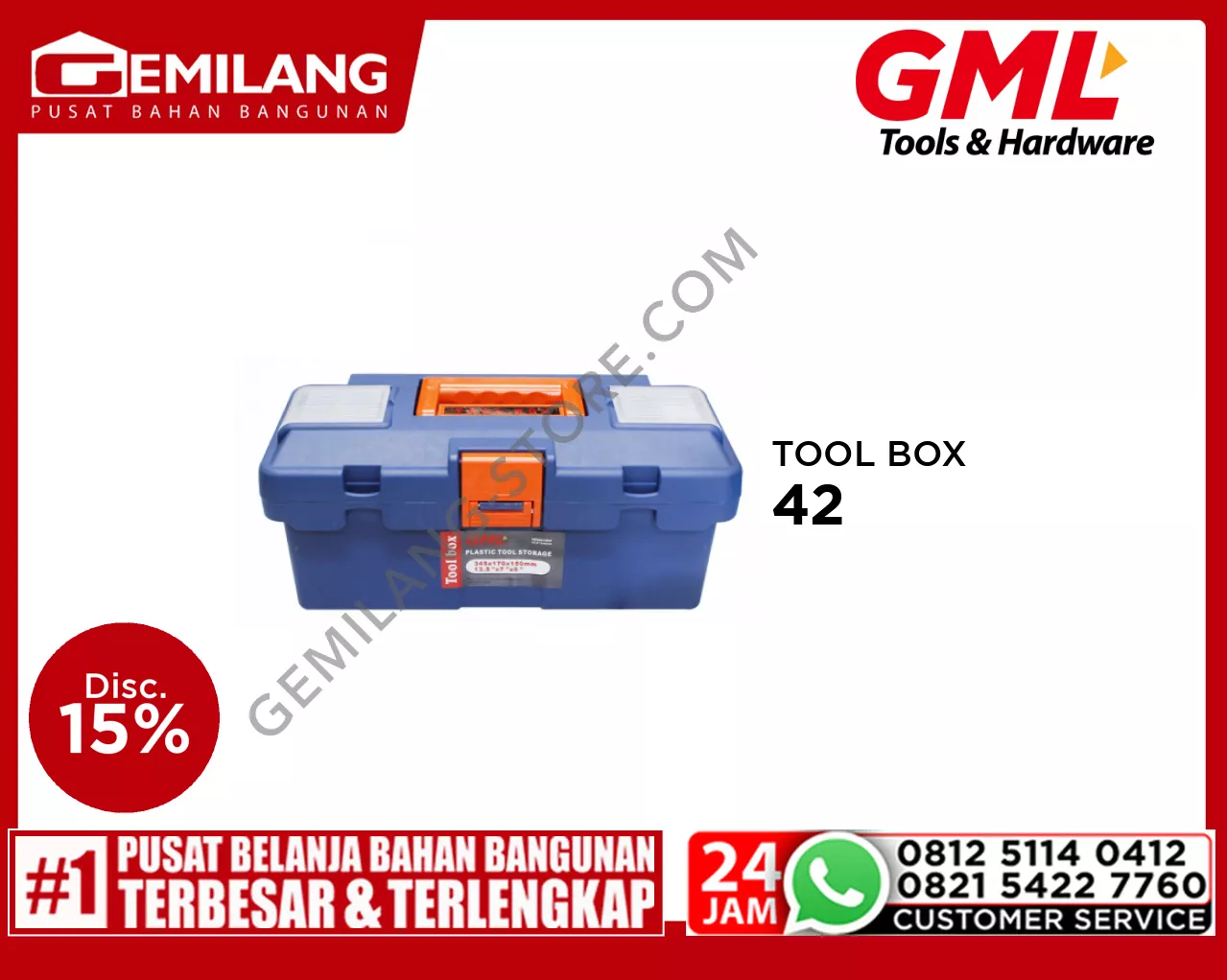 GML HAND TOOL BOX 042