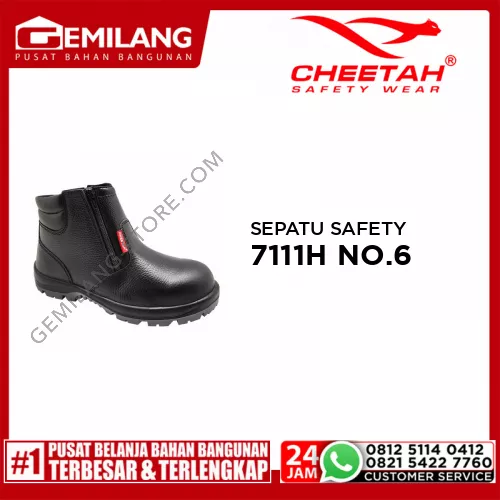 CHEETAH SEPATU SAFETY 7111H ANKLE BOOTS W/ZIPPERS NO.6