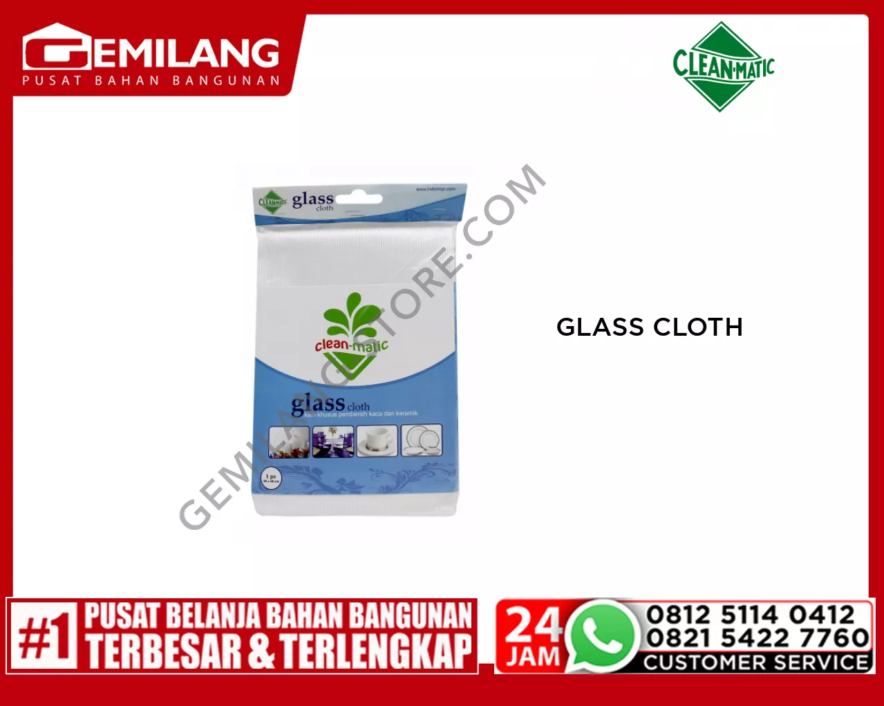 CLEAN MATIC GLASS CLOTH