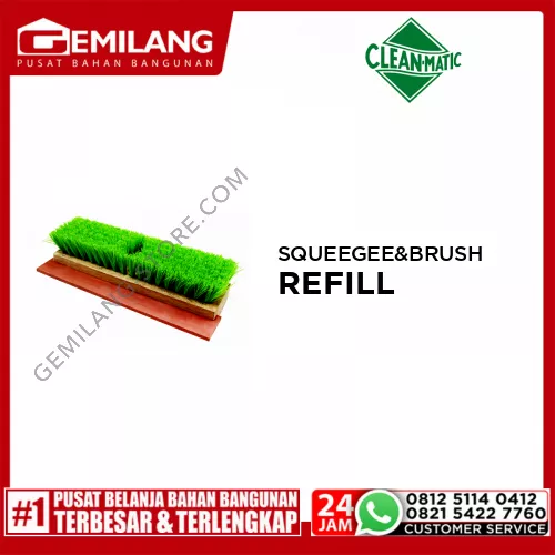 CLEAN MATIC SQUEEGEE & BRUSH REFILL