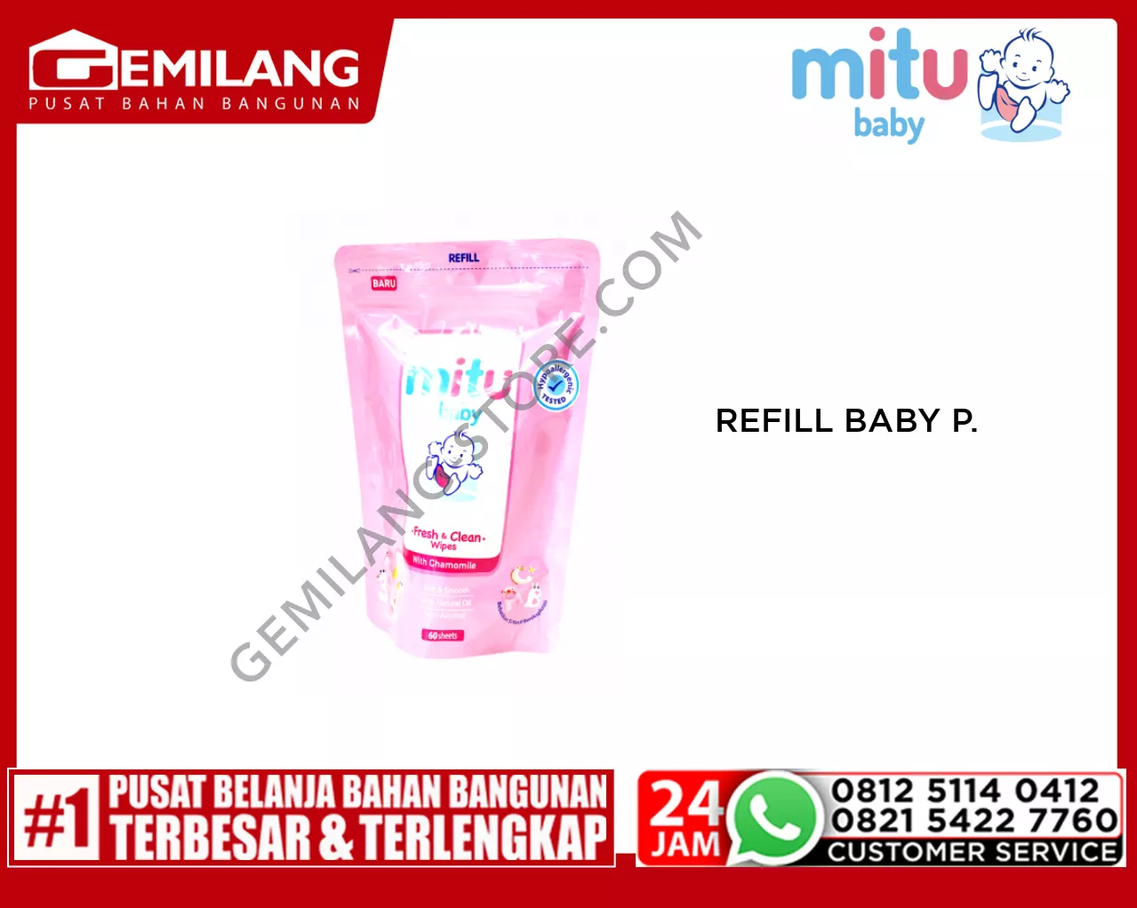 MITU REFILL BABY PINK