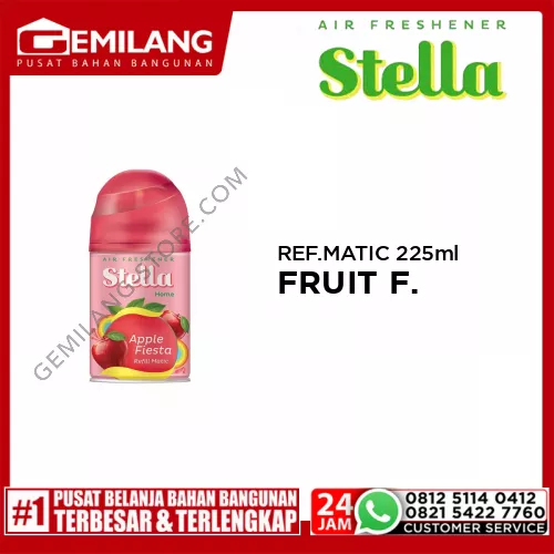 STELLA MATIC NATURALS REFILL FRUIT FIESTA 225ml