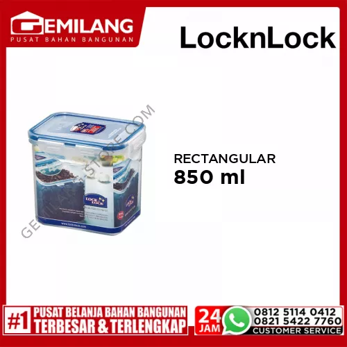 LOCK&LOCK HPL 808 RECTANGULAR CONTR 850ml