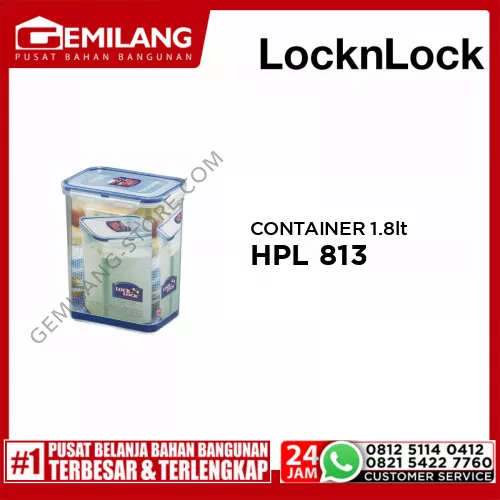 LOCK&LOCK HPL 813 RECTANGULAR CONTR 1.8ltr