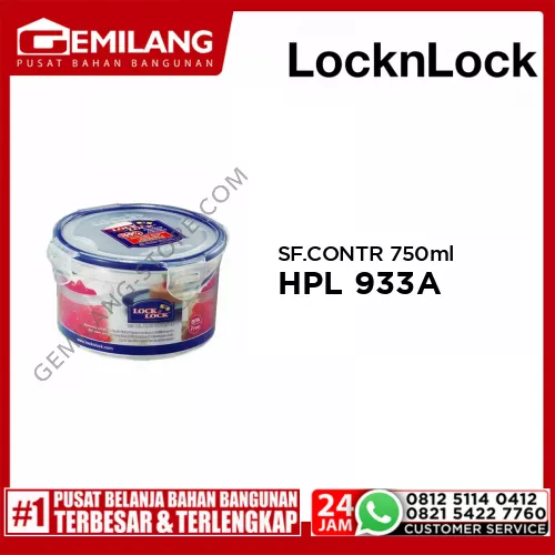 LOCK&LOCK HPL 933A ROUND SF.CONTR 750ml