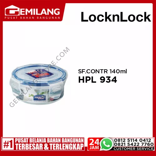 LOCK&LOCK HPL 934 ROUND SF.CONTR 140ml
