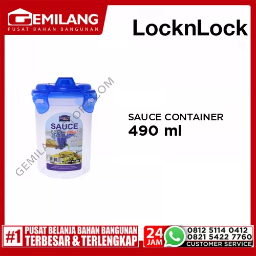 LOCK&LOCK HPL 936 ROUND TALL SAUCE CONTAINER 490ml