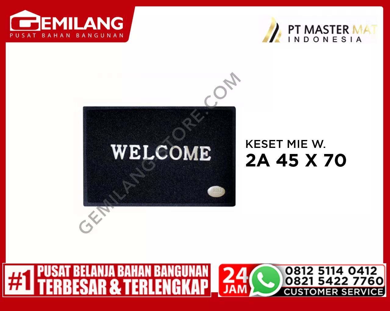 KESET MIE WELCOME 2A 45 X 70