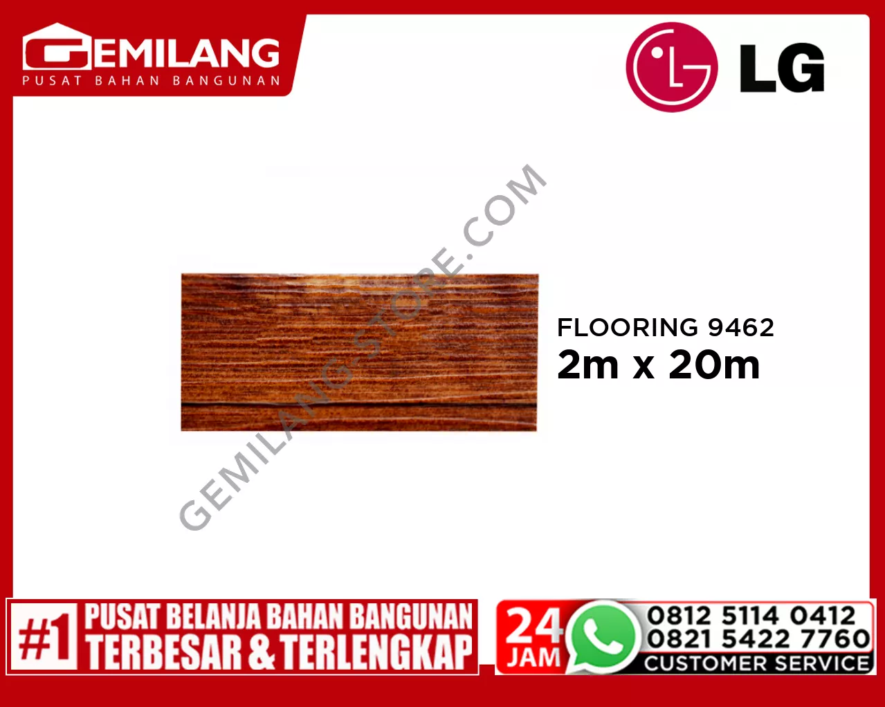 LG FLOORING 9462 SUPREME 1.8mm x 2m x 20m/mtr