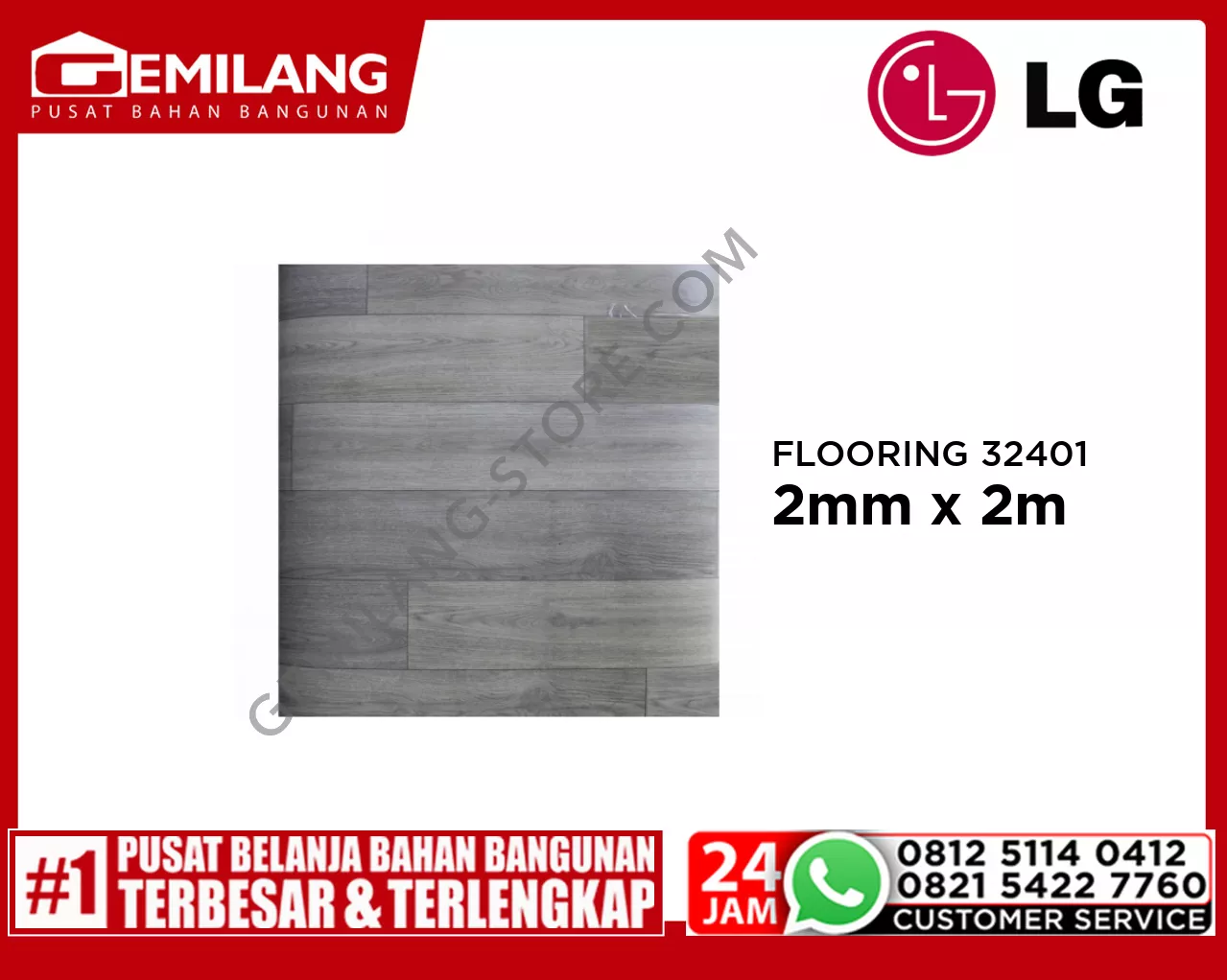 LG FLOORING 32401 WOOD COLLECTION 2mm x 2m x 20m/mtr